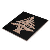 Libanon Maronite Golden Cedar Tree Wall Tile Fliese (Seite)