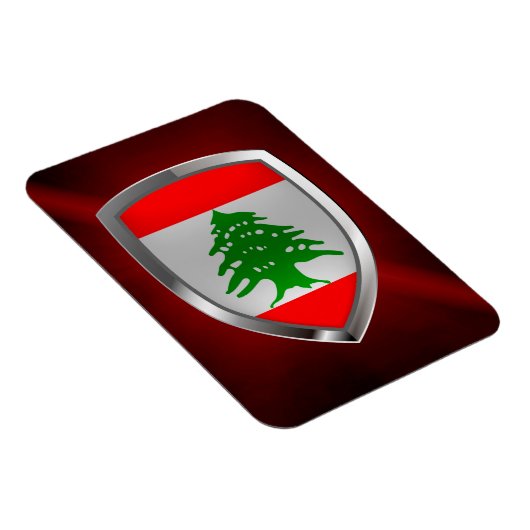 Libanon-Metallic-Emblem Magnet (Rechte Seite)