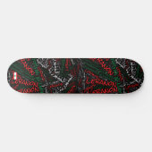 Libanon Nationaler Stolz Wordcloud Skateboard (Horizontal)