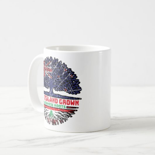 Libanon Neuseeländischer Treuhandbaum Kaffeetasse (Vorderseite Links)