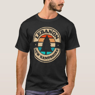 Libanon New Hampshire NH Vintage Grafik Retro 70er T-Shirt
