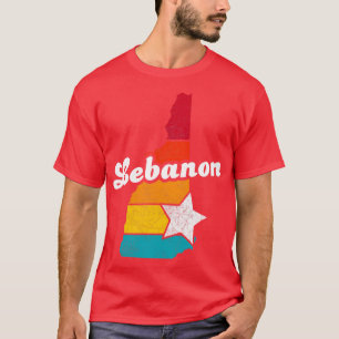 Libanon New Hampshire Vintag Not leidende Souvenir T-Shirt