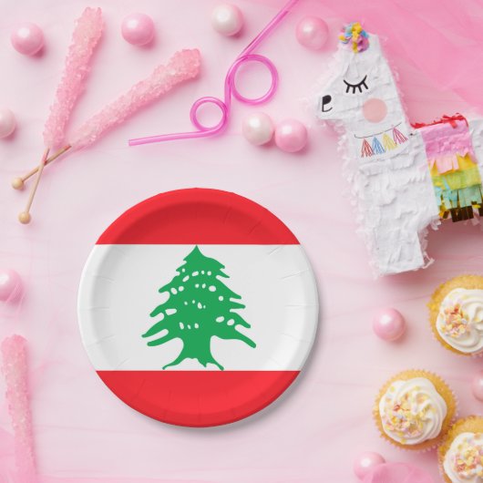 Libanon Pappteller (Party)