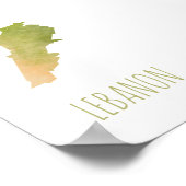Libanon Poster (Ecke)