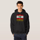 Libanon Pride Apparel Hoodie (Vorne ganz)