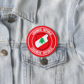 Libanon-Runde Button (Beispiel)