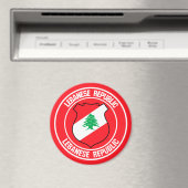 Libanon-Runde Magnet (In Situ (Geschirrspüler))