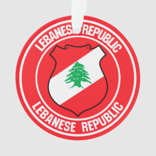 Libanon-Runde Ornament