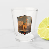 Libanon Schnapsglas (Vorderseite)