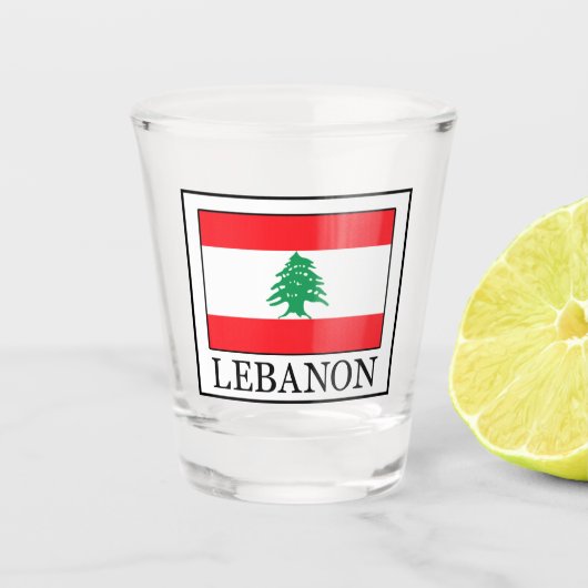 Libanon Schnapsglas (Vorderseite)