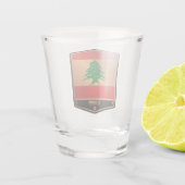 Libanon Schnapsglas (Rückseite)