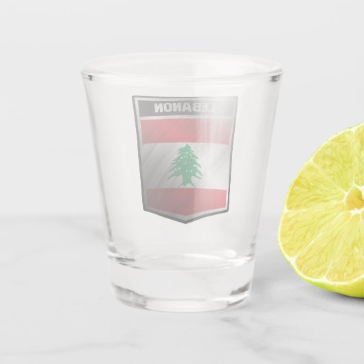 Libanon Schnapsglas (Rückseite)