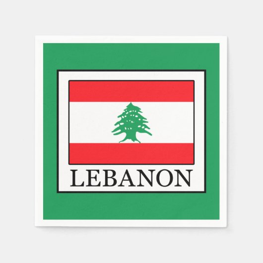 Libanon Serviette (Vorderseite)