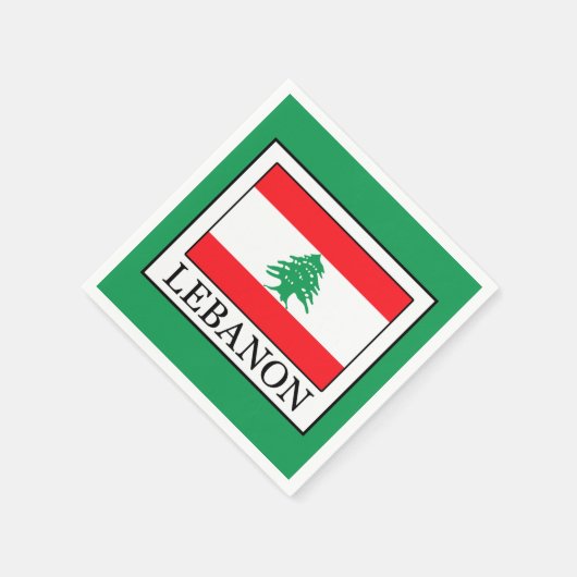 Libanon Serviette (Ecke)