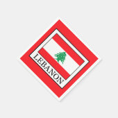 Libanon Serviette (Ecke)