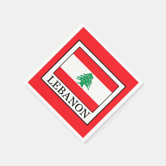 Libanon Serviette (Ecke)