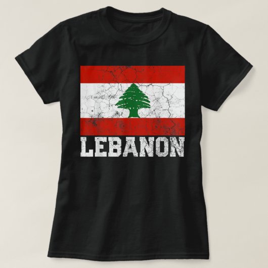 Libanon - Shirt der Flaggenfamilie Prix Country V (Design vorne)