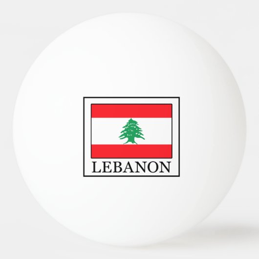 Libanon Tischtennisball (Vorderseite)