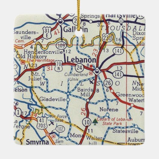 Libanon TN Keramikornament (Rückseite)