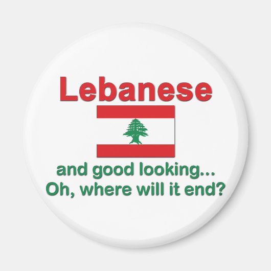 Libanon und gut aussehend magnet (Vorne)