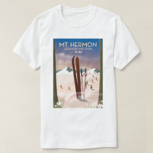 Libanon- und SyrienMt Hermon Ski T-Shirt