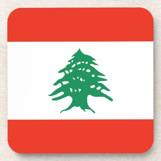 Libanon-Untersetzer Getränkeuntersetzer (Vorderseite)
