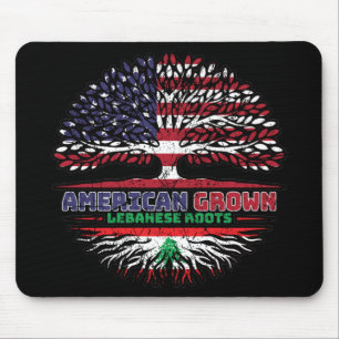 Libanon - USA - Vereinigte Staaten von Amerika - V Mousepad