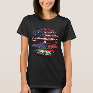 Libanon - USA - Vereinigte Staaten von Amerika - V T-Shirt