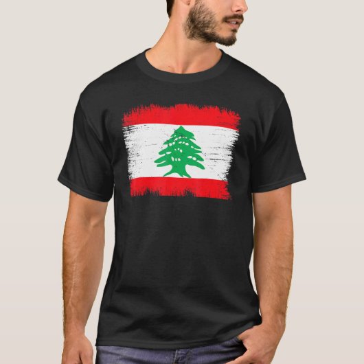 Libanon: Vintager Unabhängigkeitstag T-Shirt (Vorderseite)
