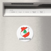 Libanon-Wappen Magnet (In Situ (Geschirrspüler))