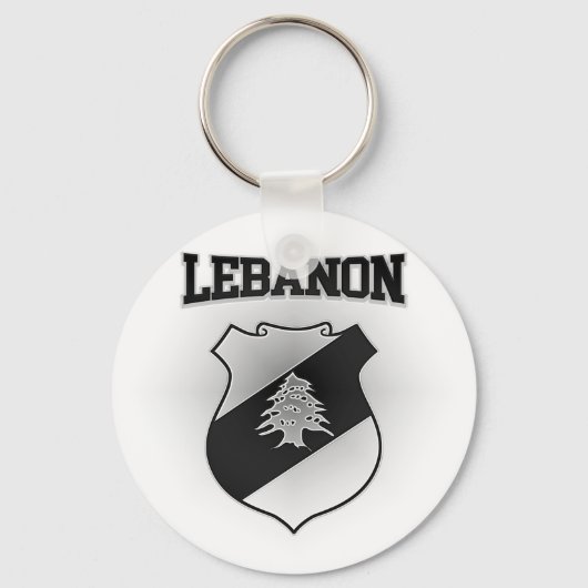 Libanon-Wappen Schlüsselanhänger (Vorderseite)
