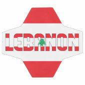 Libanonflagge Adortable Patriotic Fußball (Flach)