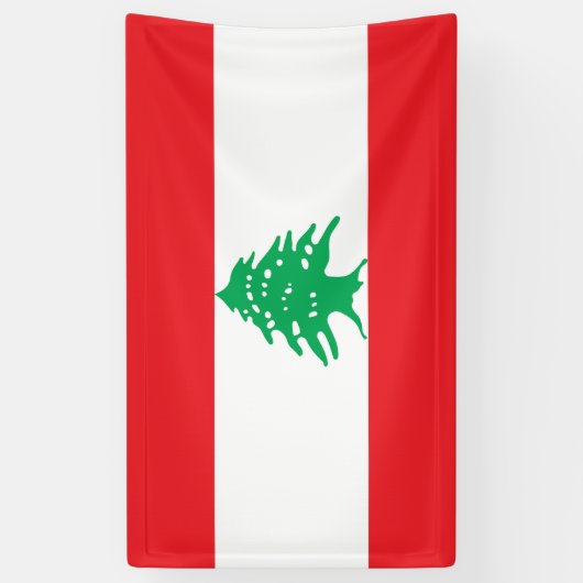 Libanonflagge Banner (Vertikal)
