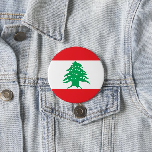 Libanonflagge Button (Beispiel)