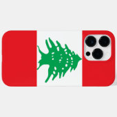 Libanonflagge Case-Mate iPhone Hülle (Rückseite (Horizontal))