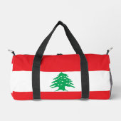 Libanonflagge Duffle Bag (Vorderseite)