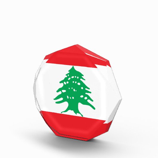 Libanonflagge Fotoblock (Rechts)