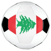 Libanonflagge Fußball (Gedreht)