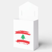 Libanonflagge Geschenkschachtel (Geöffnet)