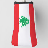 Libanonflagge Golf Headcover (Rotieren 90)