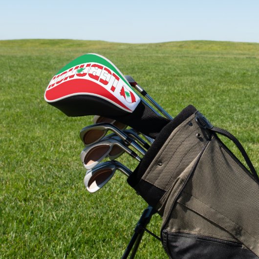 Libanonflagge Gorgetic Patriotic Golf Headcover (In SItu)