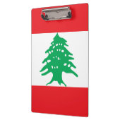 Libanonflagge Klemmbrett (Links)