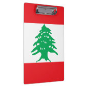 Libanonflagge Klemmbrett (Rechts)