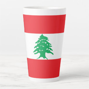 Libanonflagge Milchtasse