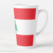 Libanonflagge Milchtasse (Rechts)