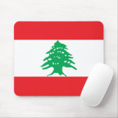 Libanonflagge Mousepad (Mit Mouse)