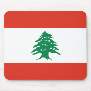 Libanonflagge Mousepad