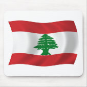 Libanonflagge Mousepad (Vorne)