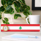 Libanonflagge Namensplakette
