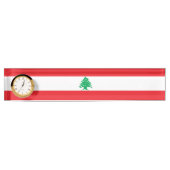 Libanonflagge Namensplakette (Vorderseite)